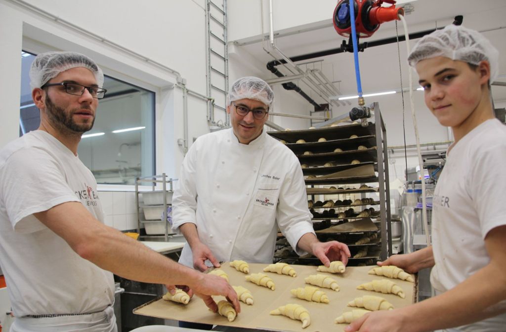 Baier bedauert, dass es inzwischen nur noch 11.000 Bäckereibetriebe in Deutschland gibt.
