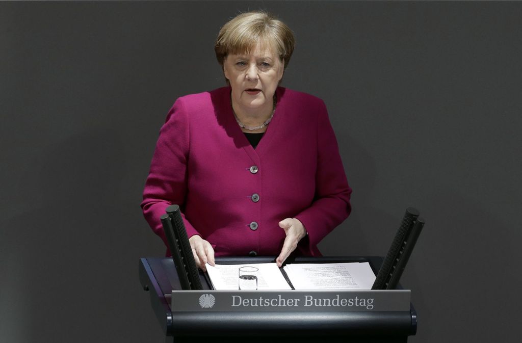Angela Merkel ist überzeugt, dass die Mehrheit der Muslime radikalen Islamismus ablehne. Foto: AP