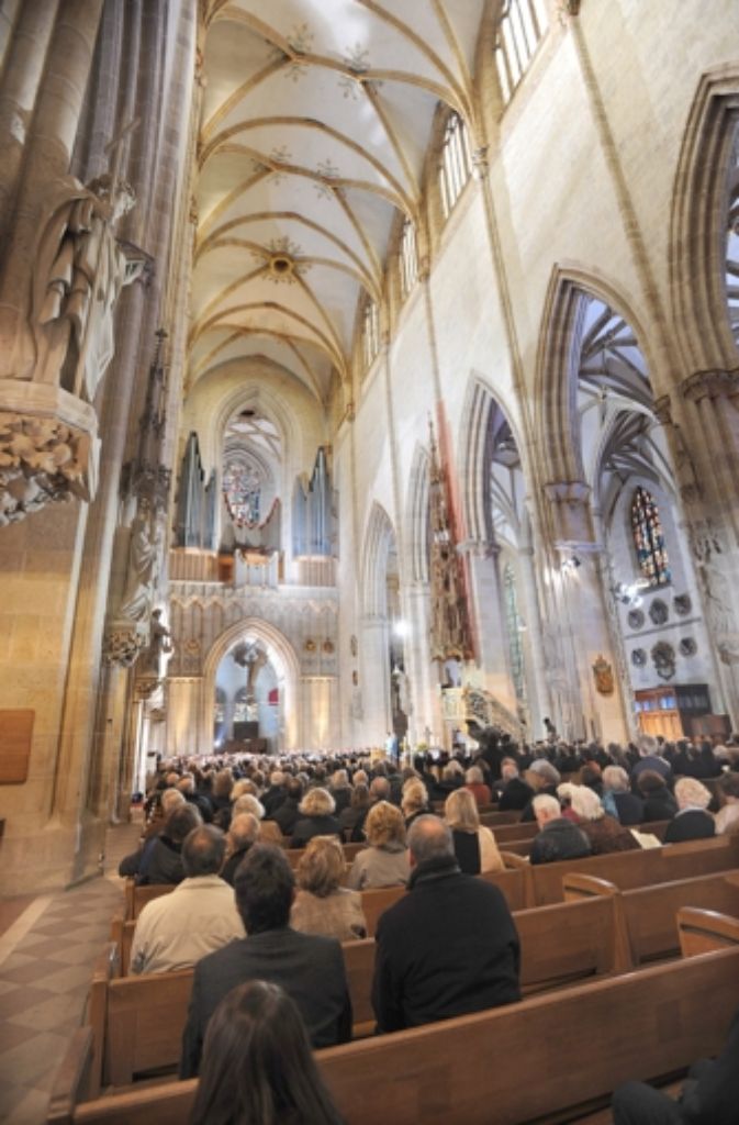 Mehr als 1000 Gottesdienste und Veranstaltungen finden im Ulmer Münster jedes Jahr statt.