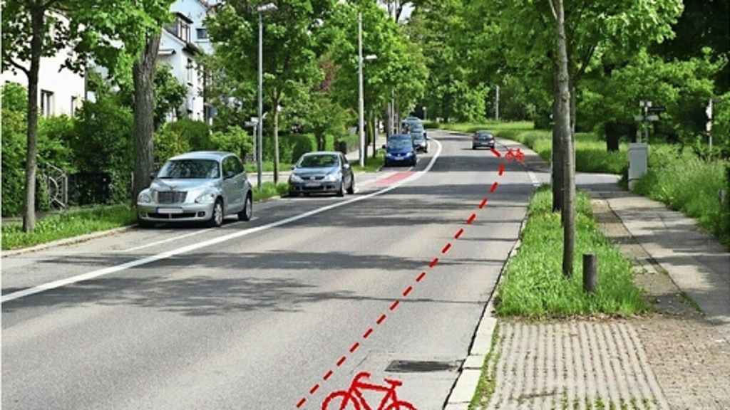 Reutlinger Straße in Degerloch: Radfahrer müssen weiter zittern