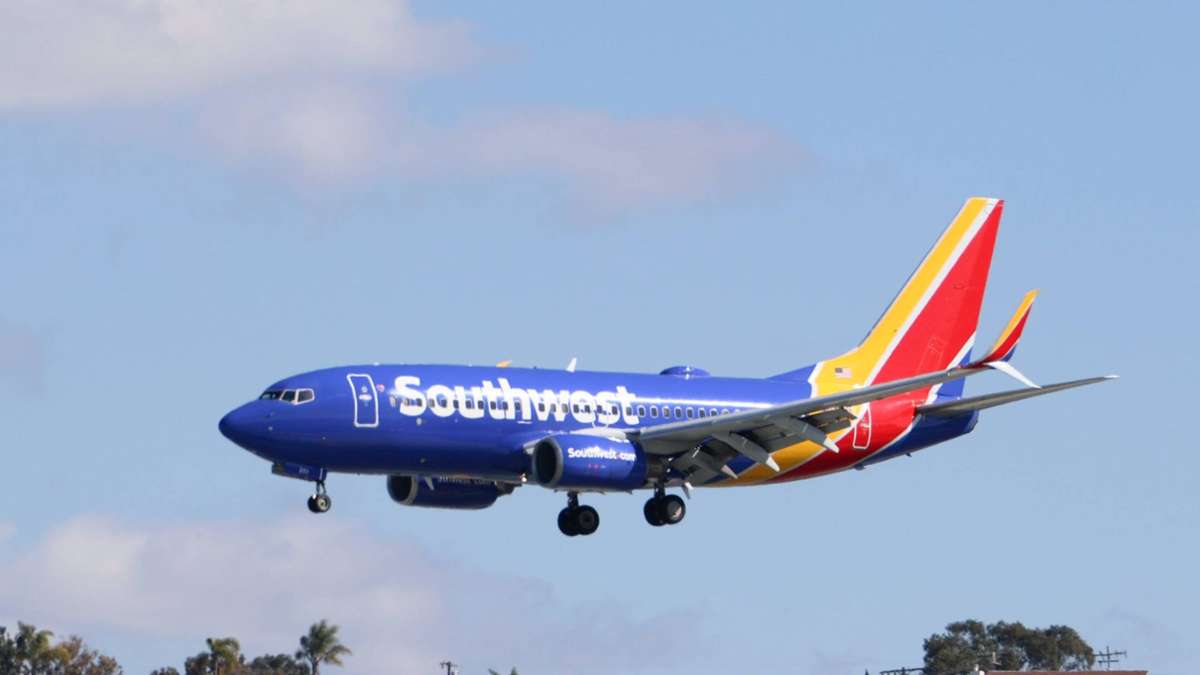 US-Fluggesellschaft: Boeing von Southwest Airlines verliert Verkleidung von Triebwerk