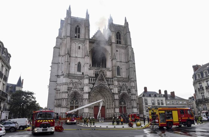 Orgel bei Großbrand in der Kathedrale von Nantes zerstört