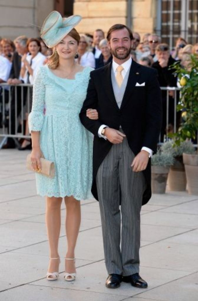 Prinz Guillaume von Luxemburg und Prinzessin Stephanie von Luxemburg