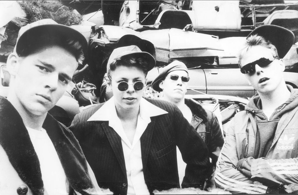 Die Fantastischen Vier 1988. Vier Jungs mit Zug zur Kaserne und der US-Kultur.