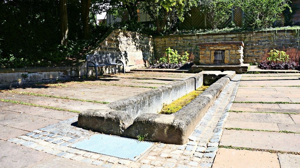 Brunnenserie auf den Fildern: Die Quelle des Steinbrunnens ist versiegt