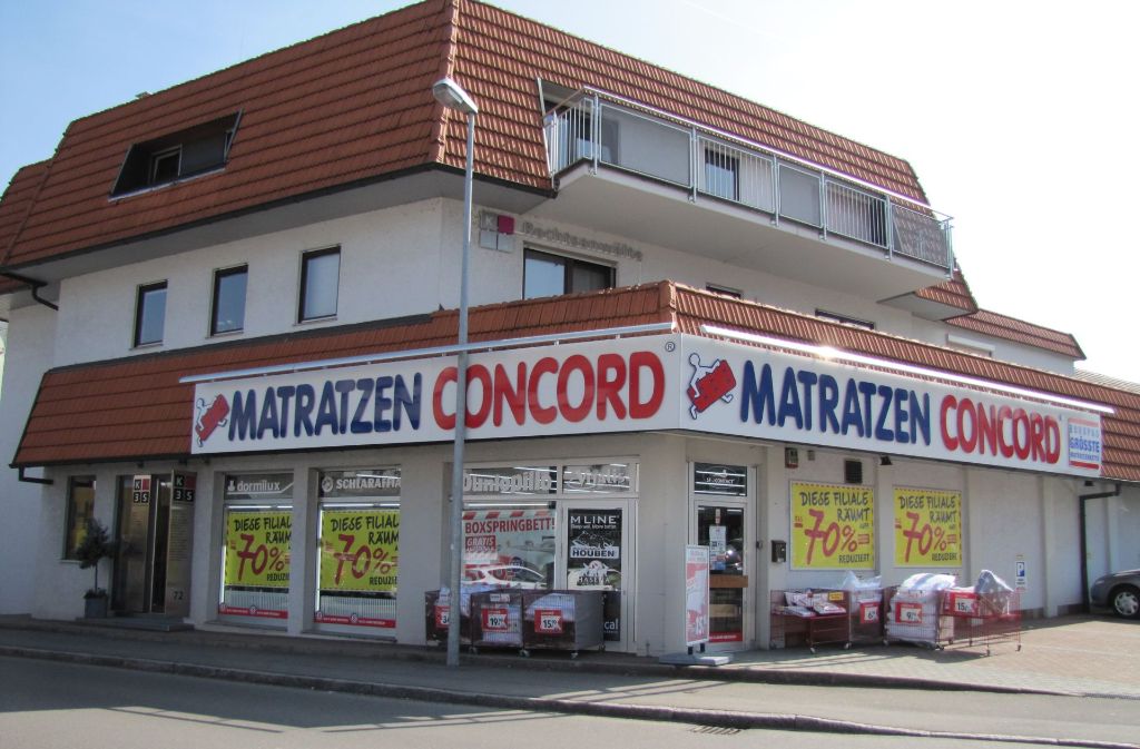 In Bonlanden ist ein Matratzen-Großhandel in der ehemaligen Schlecker-Filiale an der Bonländer Hauptstraße.
