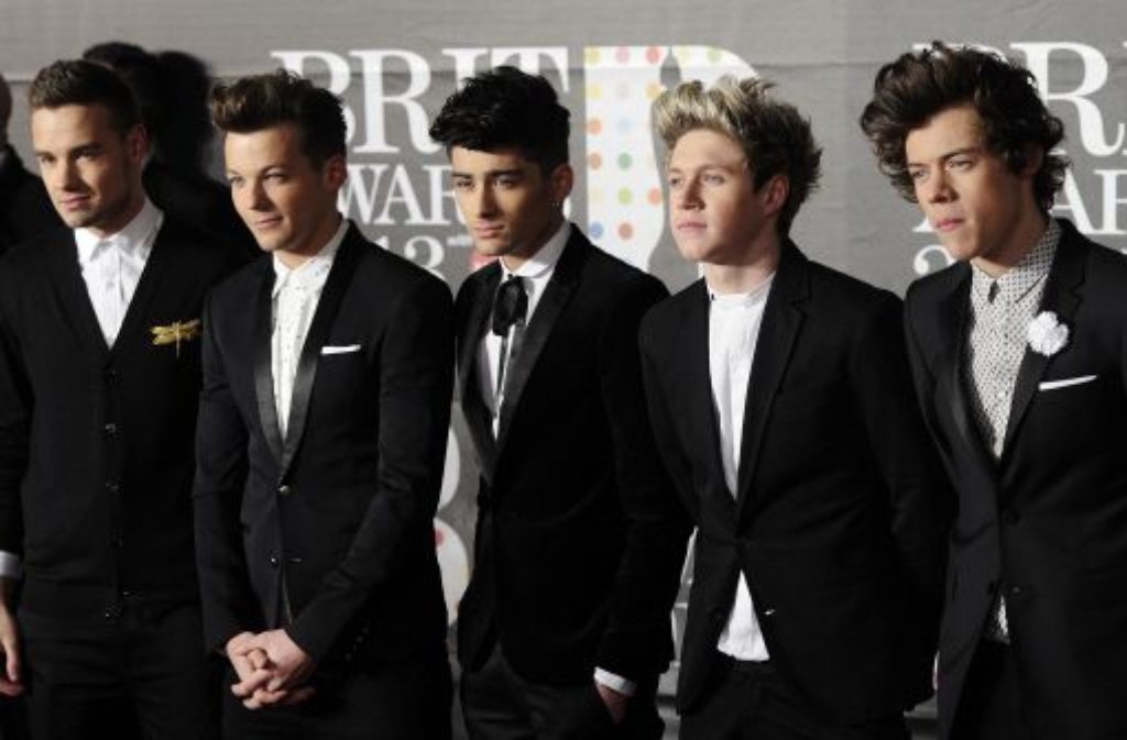 "One Direction" ist künftig nur noch zu viert - Zayn Malik (Mitte) steigt aus.