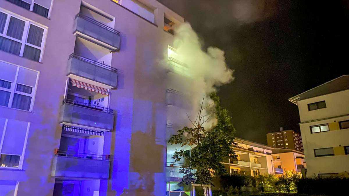 Tödliches Feuer in  Stuttgart: 71-Jähriger kommt bei Brand ums Leben