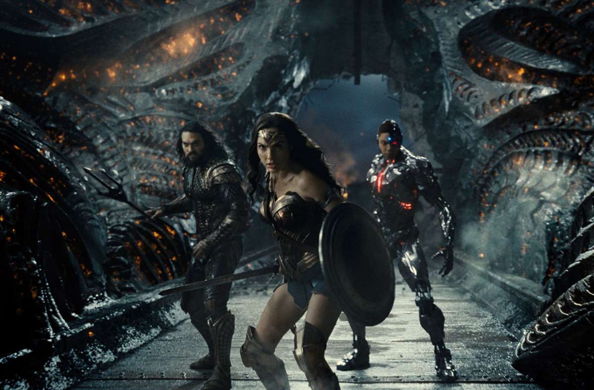 „Zach Snyder’s Justice League“: Jason Momoa, Gale Gadot, Ray Fisher (von links)