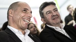 Varoufakis als Posterboy auf Tour