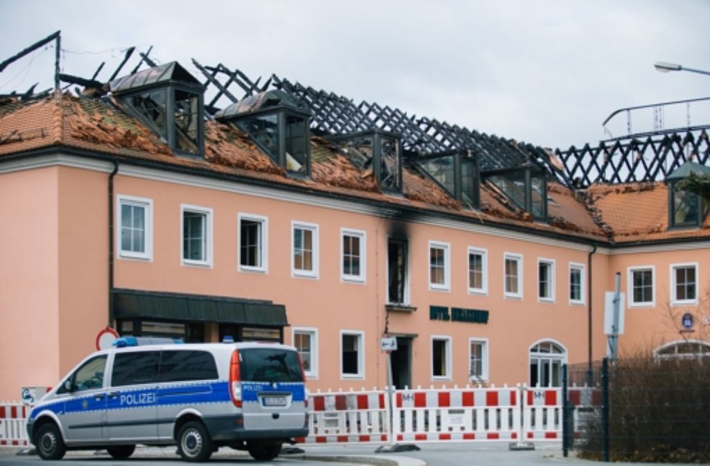 In der Nacht zum Sonntag ist im sächsischen Bautzen ein unbewohntes Asylbewerberheim angezündet worden. Foto: dpa