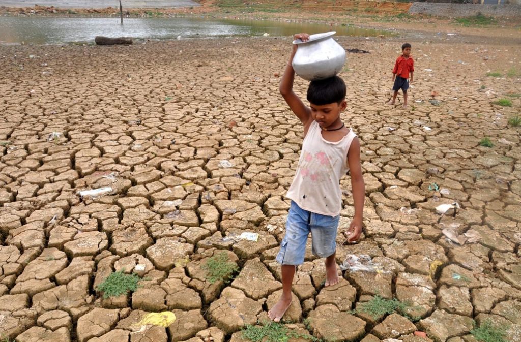 Indien leidet unter einer schweren Dürre. Foto: DPA