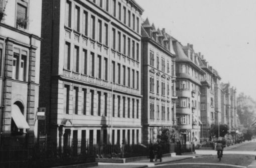 Die ehemalige Fabrik von Mendel&Levy in der Lindenspürstraße Foto: Stadtarchiv Stuttgart
