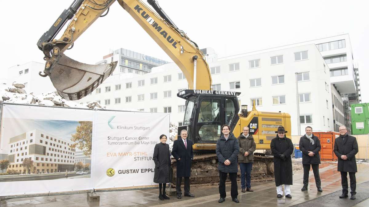  Am Montag ist der Grundstein gelegt worden für ein weiteres Projekt im Rahmen der Neuordnung des städtischen Klinikums in Stuttgart. Für 95 Millionen Euro soll dort die neue Heimat für das Stuttgart Cancer Center – Tumorzentrum Eva-Mayr Stihl entstehen. 