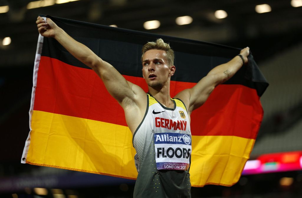 Floors gewann seine zweite WM-Medaille, nachdem er bereits Silber über 100 m geholt hatte.