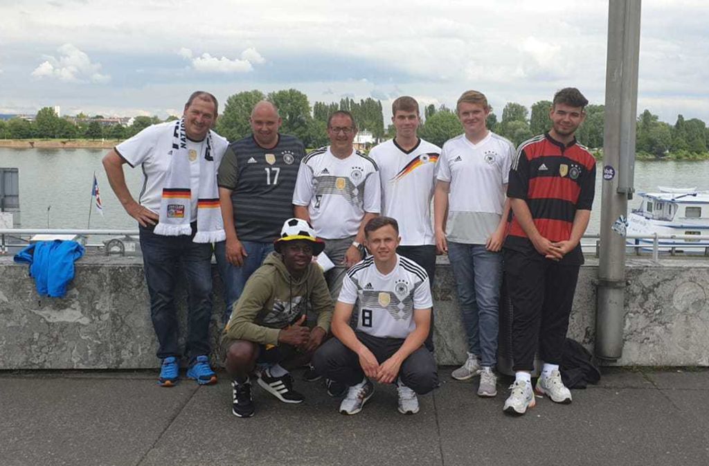 Besuch beim Länderspiel Deutschland gegen Estland in Mainz.