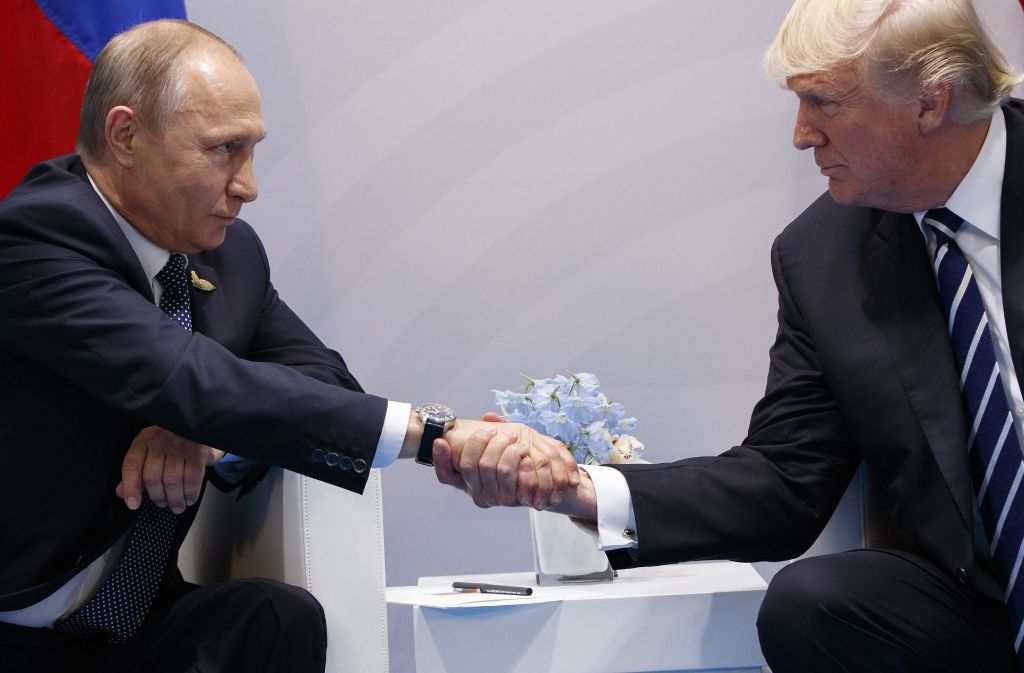 Wladimir Putin (links) und Donald Trump in Hamburg