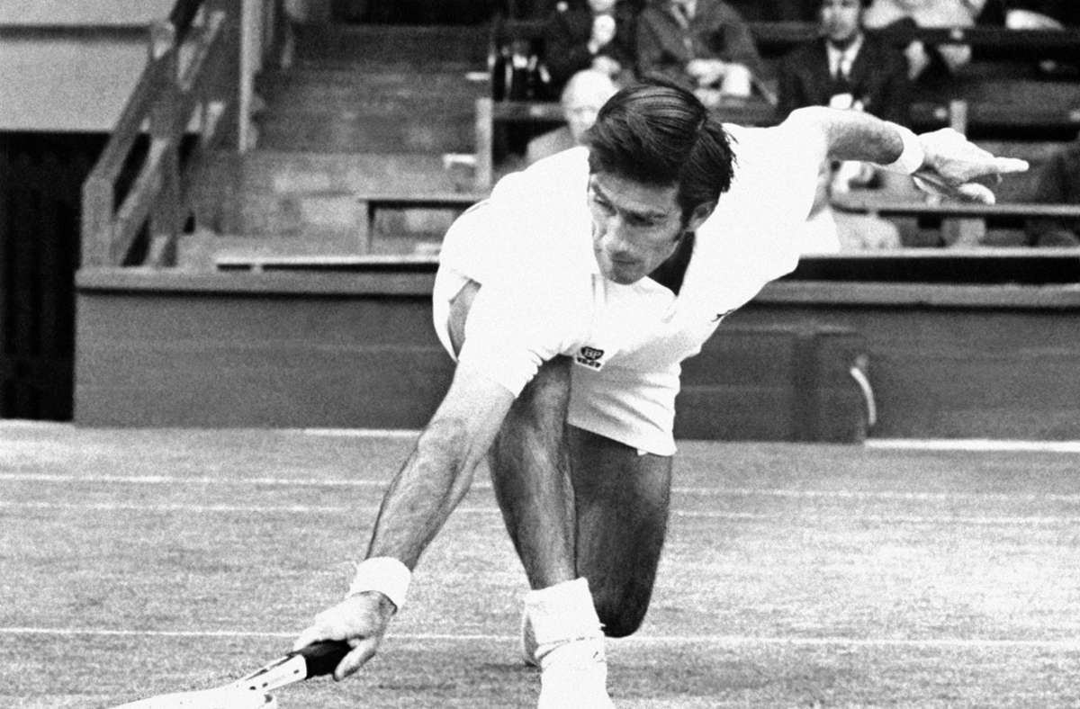 Platz 5: Der Australier Ken Rosewall gewann acht Grand-Slam-Turniere, nur in Wimbledon konnte er sich nie im Finale durchsetzen. Seine Siegquote auf Sand ist mit 79,3 Prozent beeindruckend. Neun Turniere gewann er auf Asche.