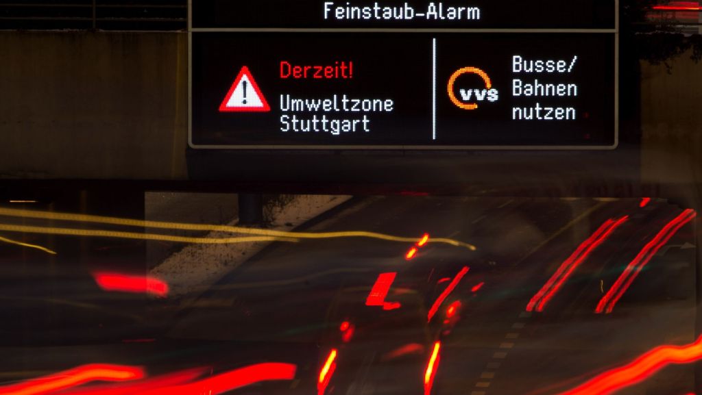 Umweltzone Stuttgart: Stoppsignal für Dieselautos im Talkessel
