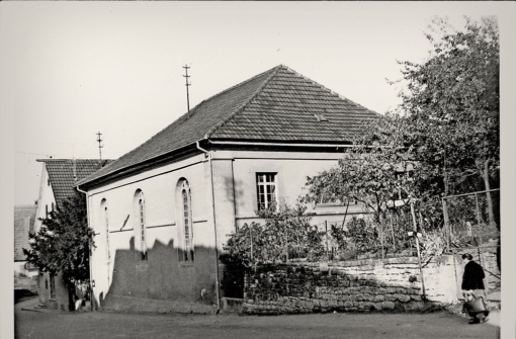 Eindrücke aus den 1950er-Jahren: die Synagoge in Remseck-Hochberg. Foto: Stadtarchiv Remseck (N109 F3/22)