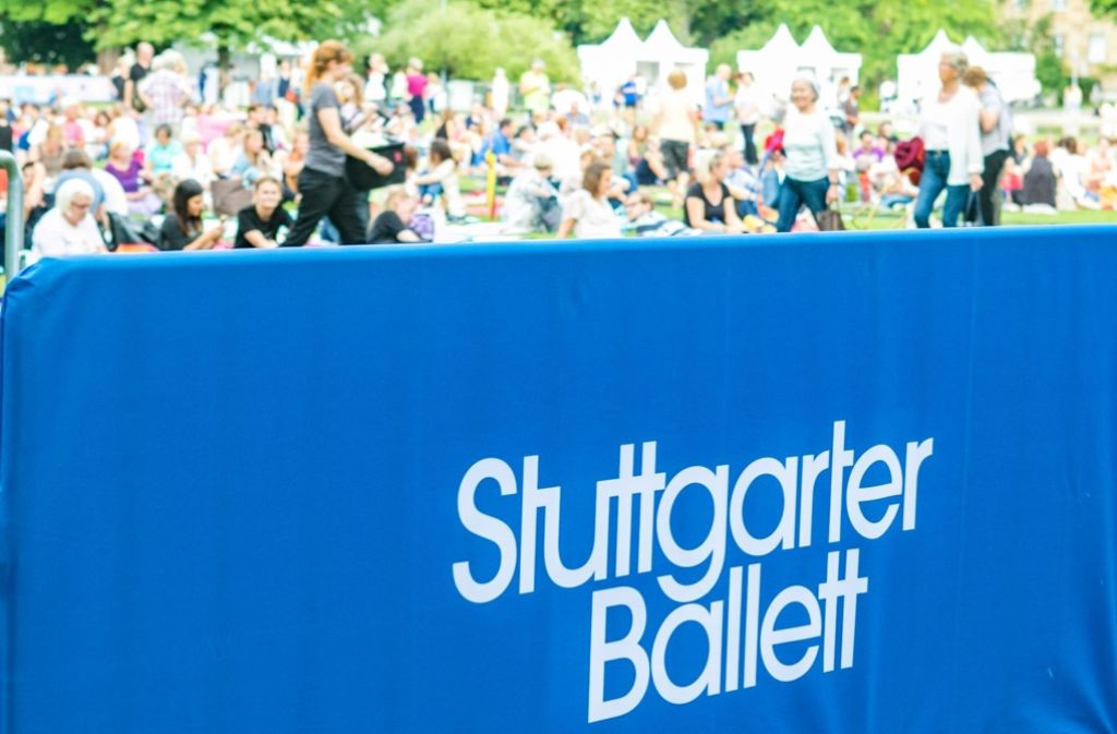 Impressionen von Ballett im Park in Stuttgart