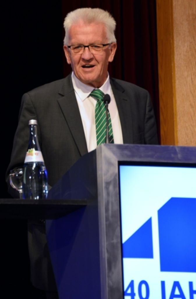 Ministerpräsident Winfried Kretschmann behält „gute Jahre in L.-E.“ in Erinnerung