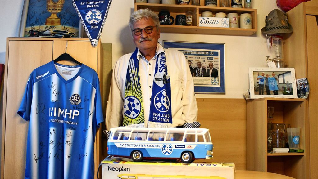 Kickers-Fan aus Stuttgart-Plieningen: Seit 60 Jahren verrückt nach den Blauen