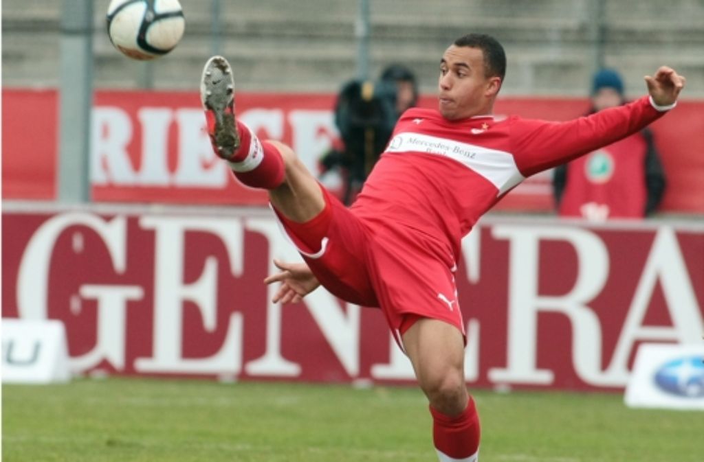 Jerome Kiesewetter will sich schnell beim VfB durchsetzen. Foto: Baumann