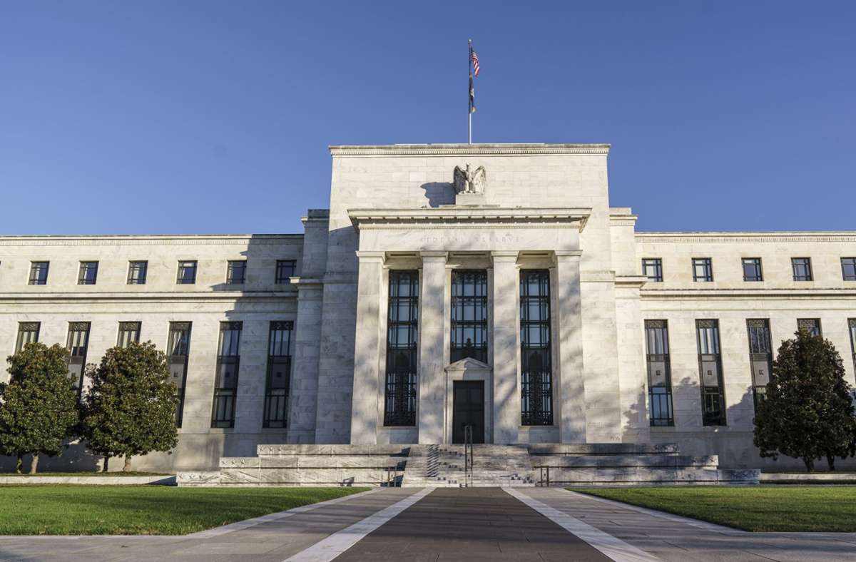 Die US-Notenbank Fed hat den Leitzins erneut angehoben. (Symbolbild) Foto: dpa/J. Scott Applewhite