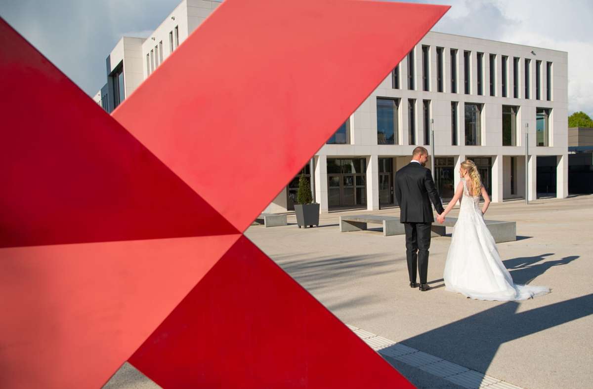 Auch im Kultur- und Kongresszentrum „das K“ in Kornwestheim können sich Paare trauen lassen.