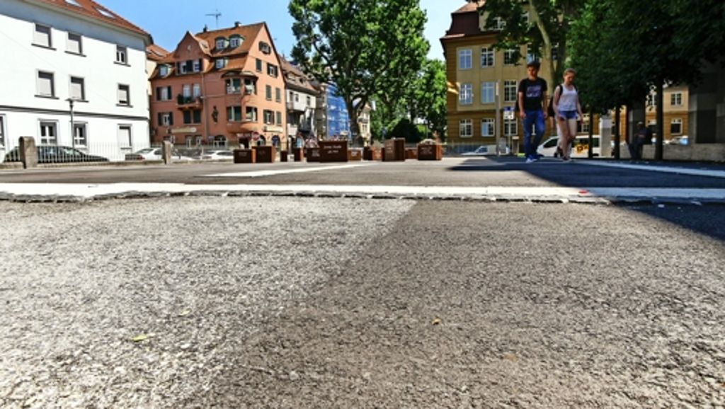 Ludwigsburg: Geschliffene Oberfläche  oder eine neue
