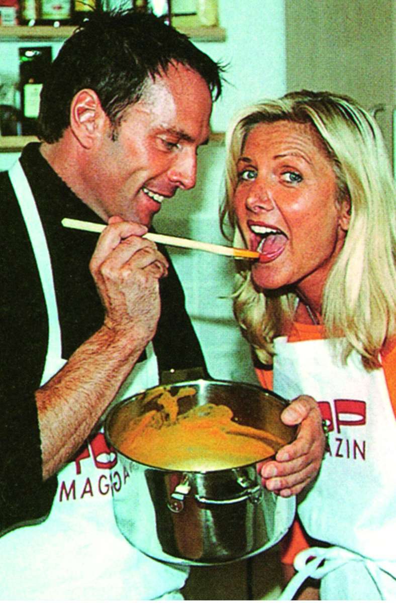 Kochen mit Karin Endress im Jahr 2000