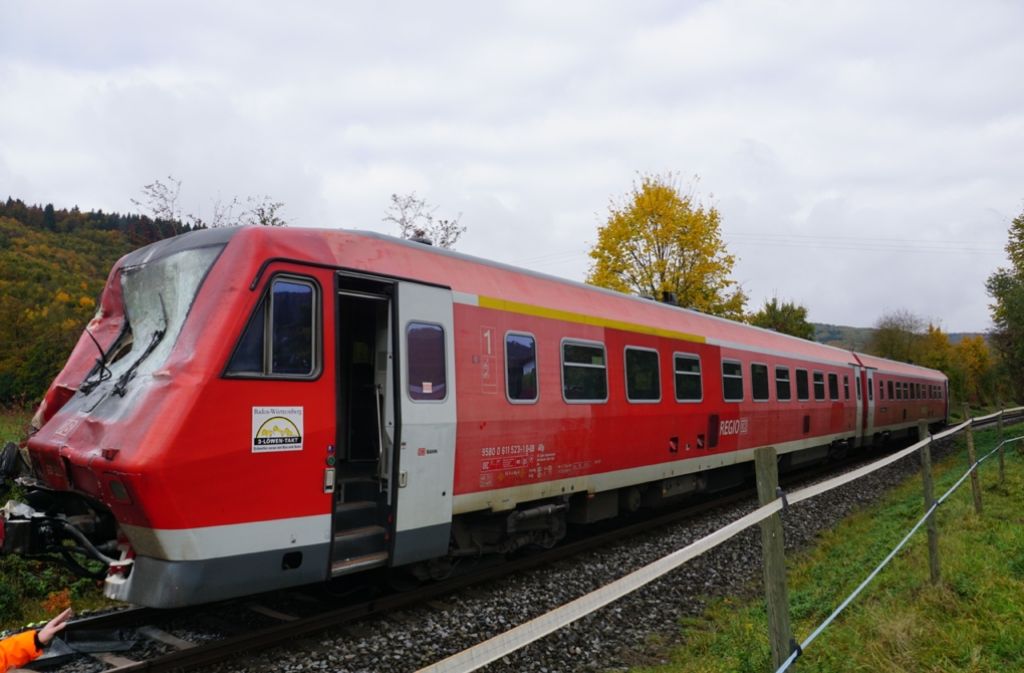 In dem Zug waren 21 Fahrgäste, sechs wurden verletzt.