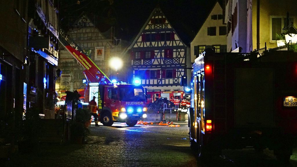 Nach Brand in Markgröningen: Große Betroffenheit nach Brandstiftung