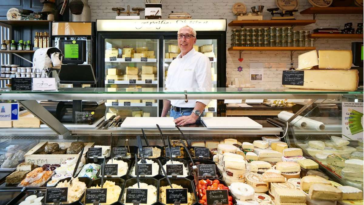 Spezialgeschäft in Ludwigsburg: Für Armin Haas ist seit 30 Jahren alles Käse