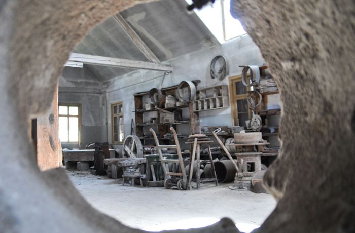 Alte Mühlsteinfabrik in Plochingen: Ein Guckloch in die Vergangenheit