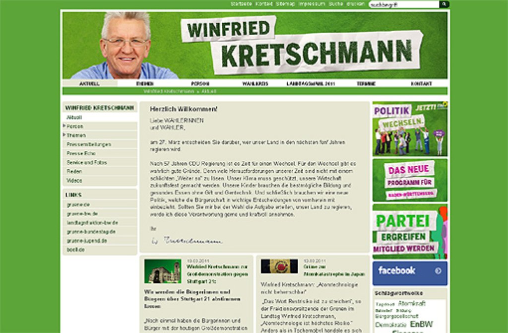 ... Winfried Kretschmann und ...