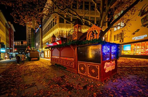Der abgesagte Weihnachtsmarkt in Stuttgart trifft vor allem die Händler hart. Foto: imago/7aktuell