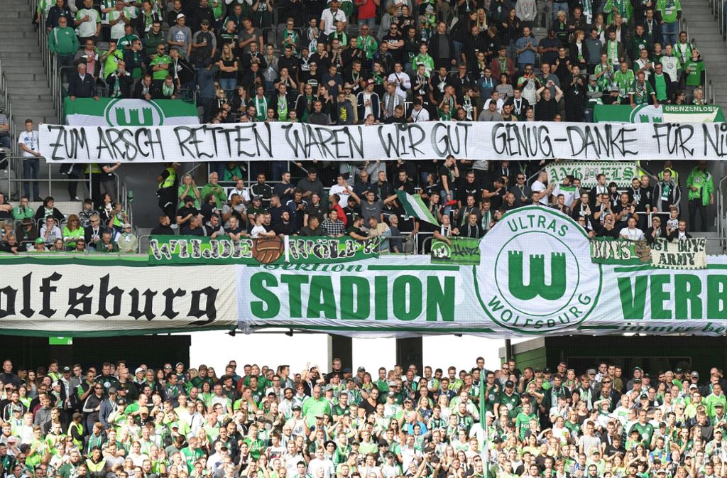 Platz 16: VfL Wolfsburg – 1061 mitgereiste Fans im Schnitt bei den Auswärtsspielen (Entfernung zu den Spielorten im Schnitt: 391 Kilometer)