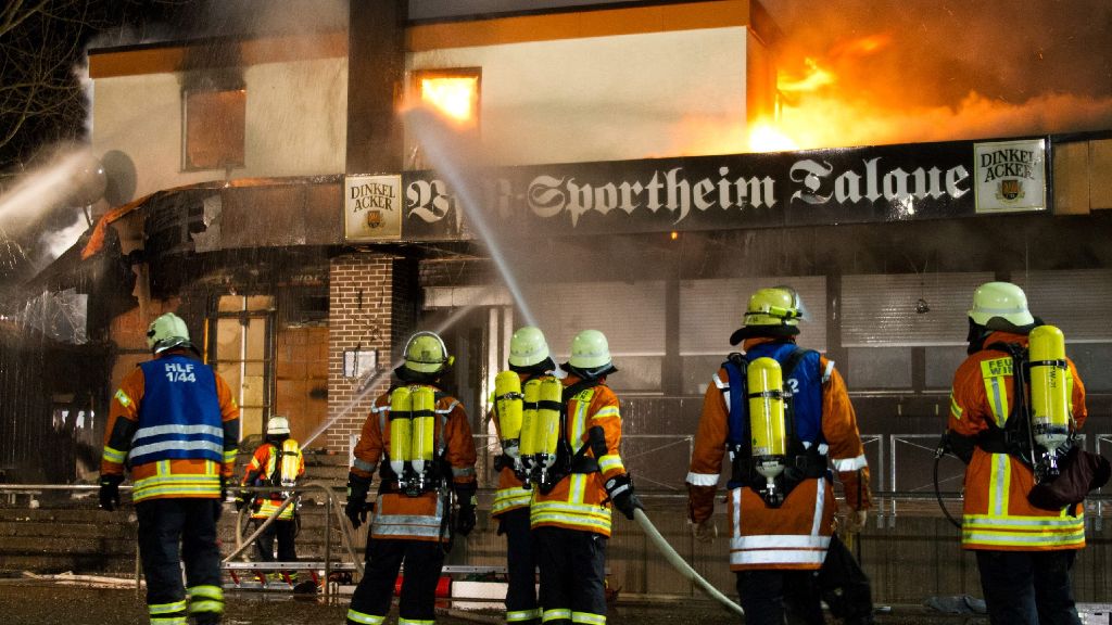 VfR Sportverein: Vereinsheim in Winnenden ausgebrannt