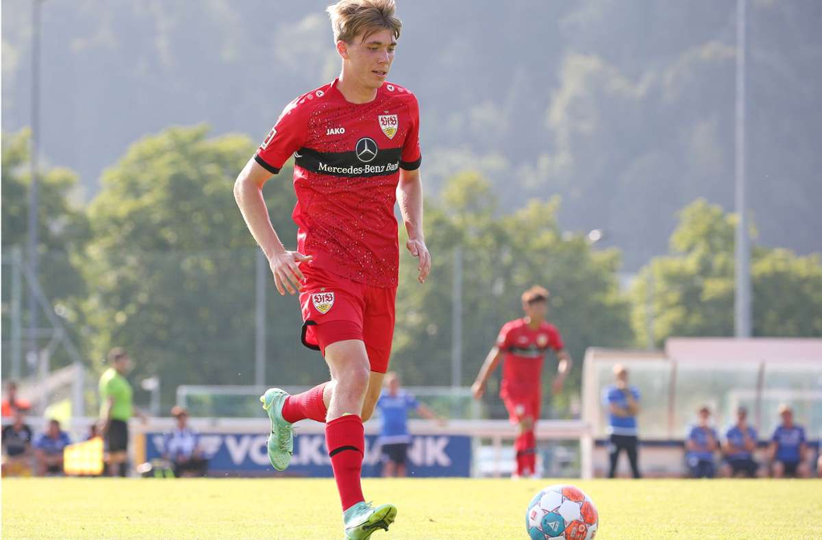 Bei den VfB-Profis konnte sich Luca Mack nicht durchsetzen. Foto: Baumann/Keppler