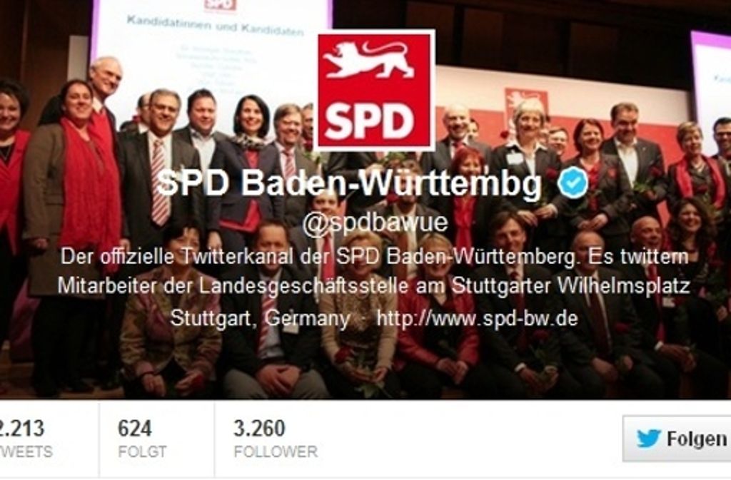 Der SPD Twitter-Kanal @spdbawue.