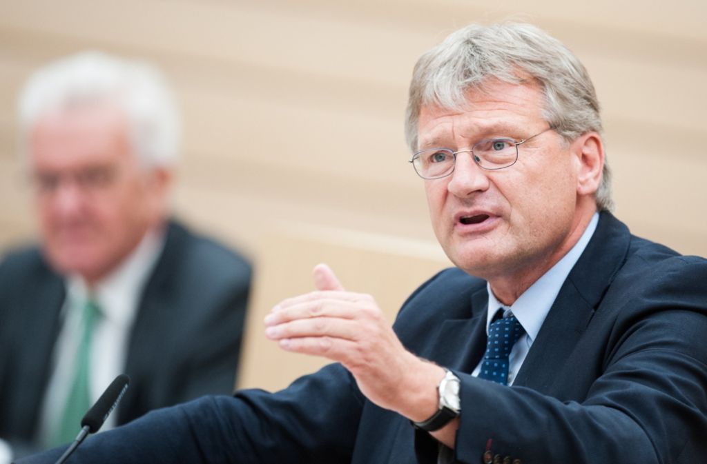 Unter Druck: Jörg Meuthen, ABW-Fraktionschef im Landtag. Foto: dpa