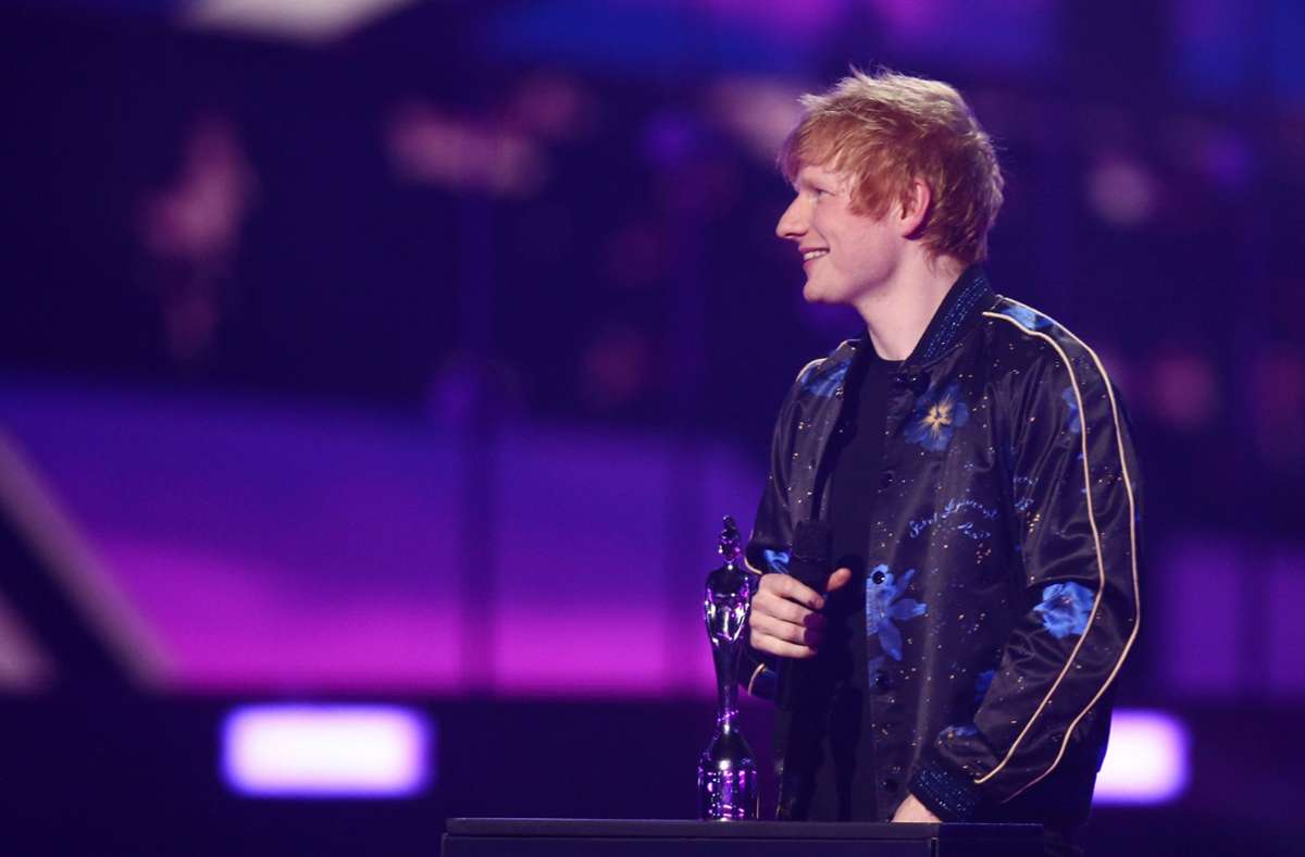 Ein weiterer Superstar ging beinahe leer aus: Ed Sheeran bekam nur einen Brit Award.