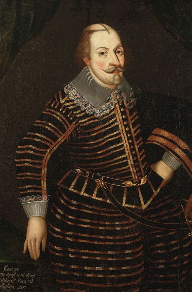 Karl IX. (1550-1611) war zunächst Reichsverweser von 1599 bis 1604 und danach König von Schweden von 1604 bis 1611.