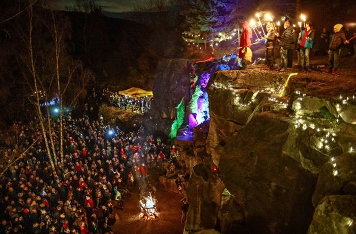 Bergweihnacht in Stetten: Fast alpine Weihnachtsgrüße
