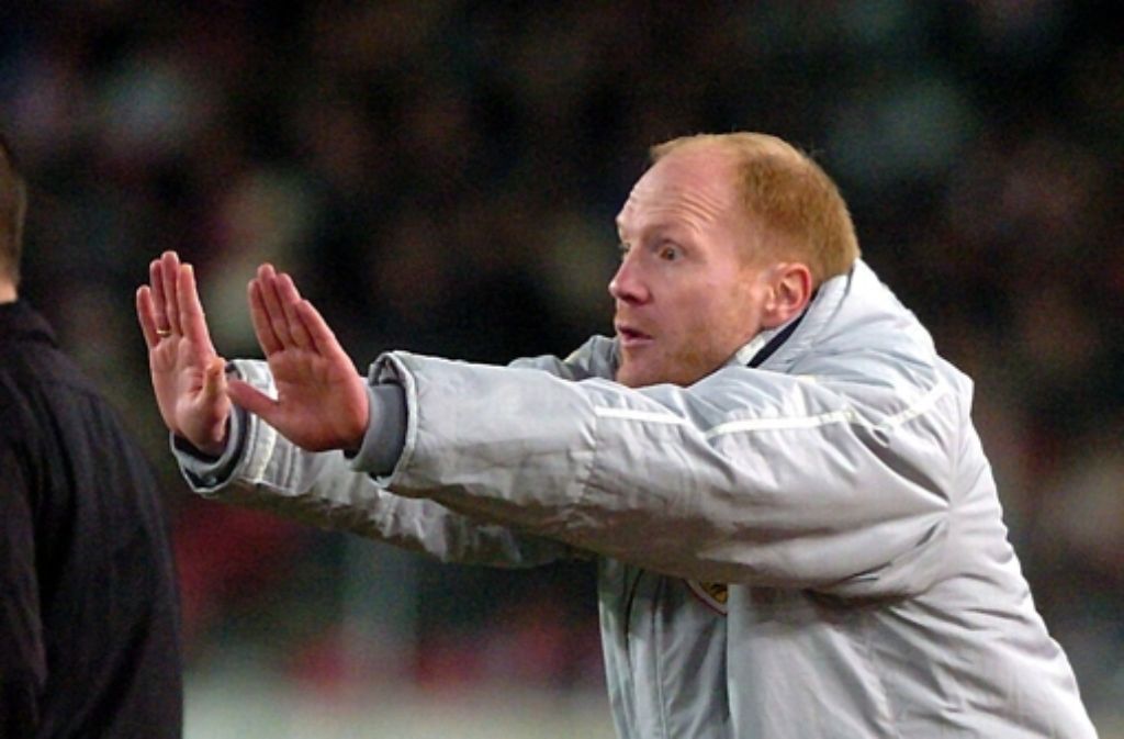 2004/05: Platz 5. Auf dem Bild: Der damalige VfB-Trainer Matthias Sammer.