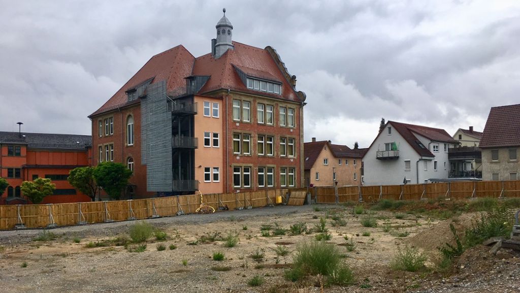 Bauprojekte in Bietigheim-Bissingen: Ärger über Stillstand auf   Schulbaustelle