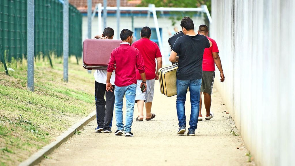 Unterkunft in Stuttgart-Birkach: Notfalls zwingt Polizei Flüchtlinge zum Umzug