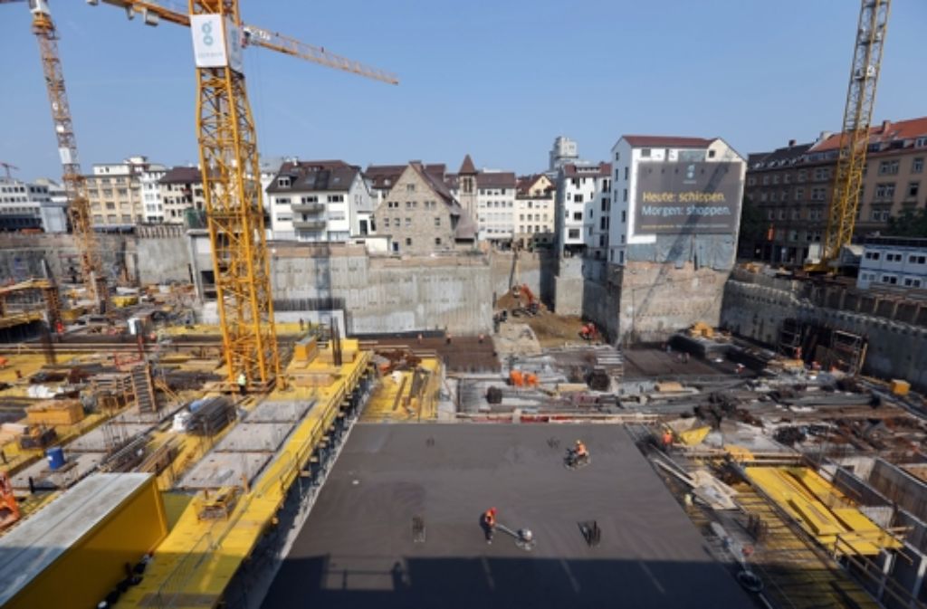 Die Gerber-Baustelle im September 2012.